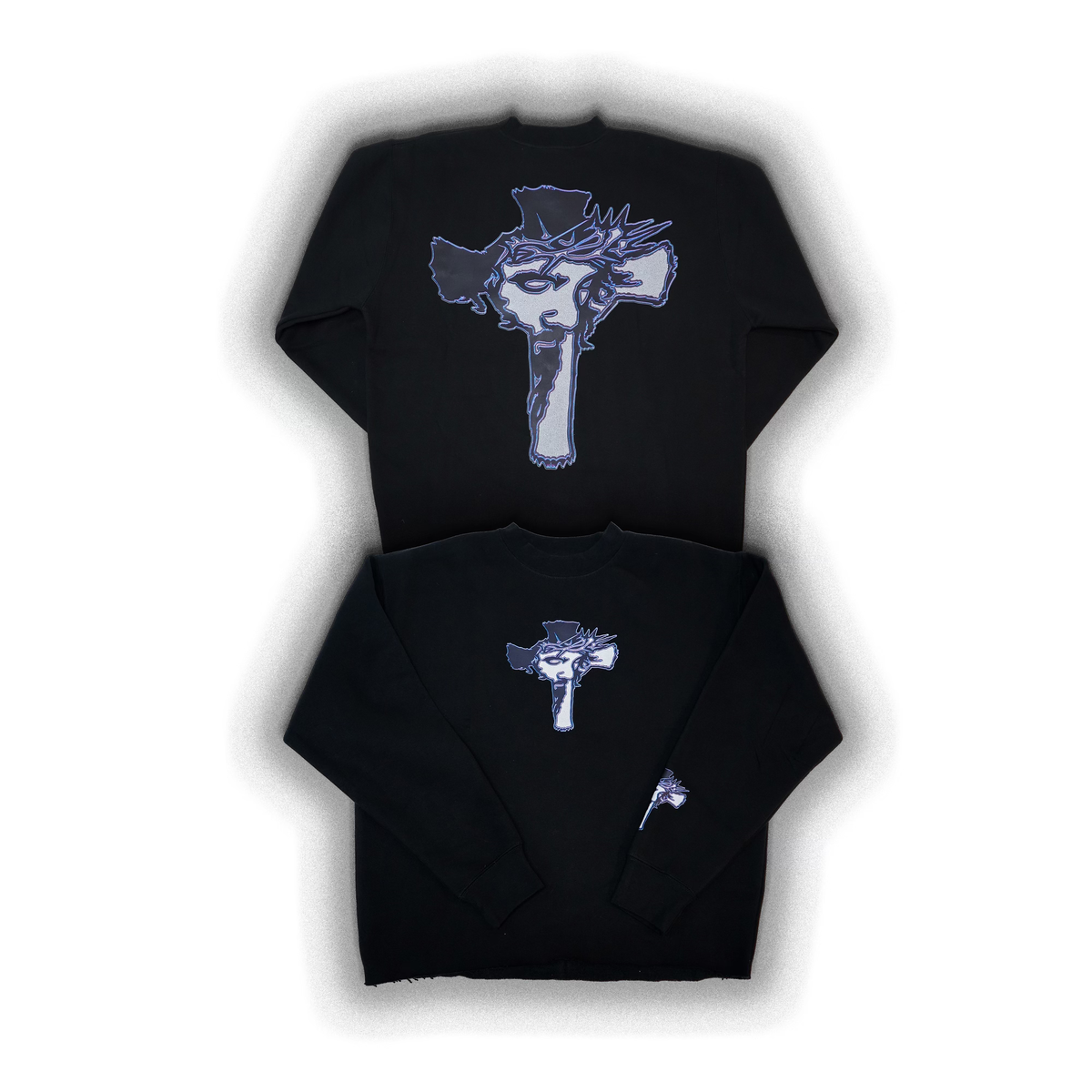 Always Prosper Trinity 470 GSM black crewneck sweater