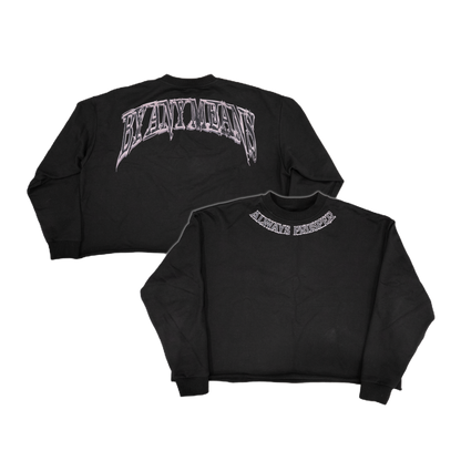 By Any Means black sweater from the Always Prosper Collection Bundle, front and back